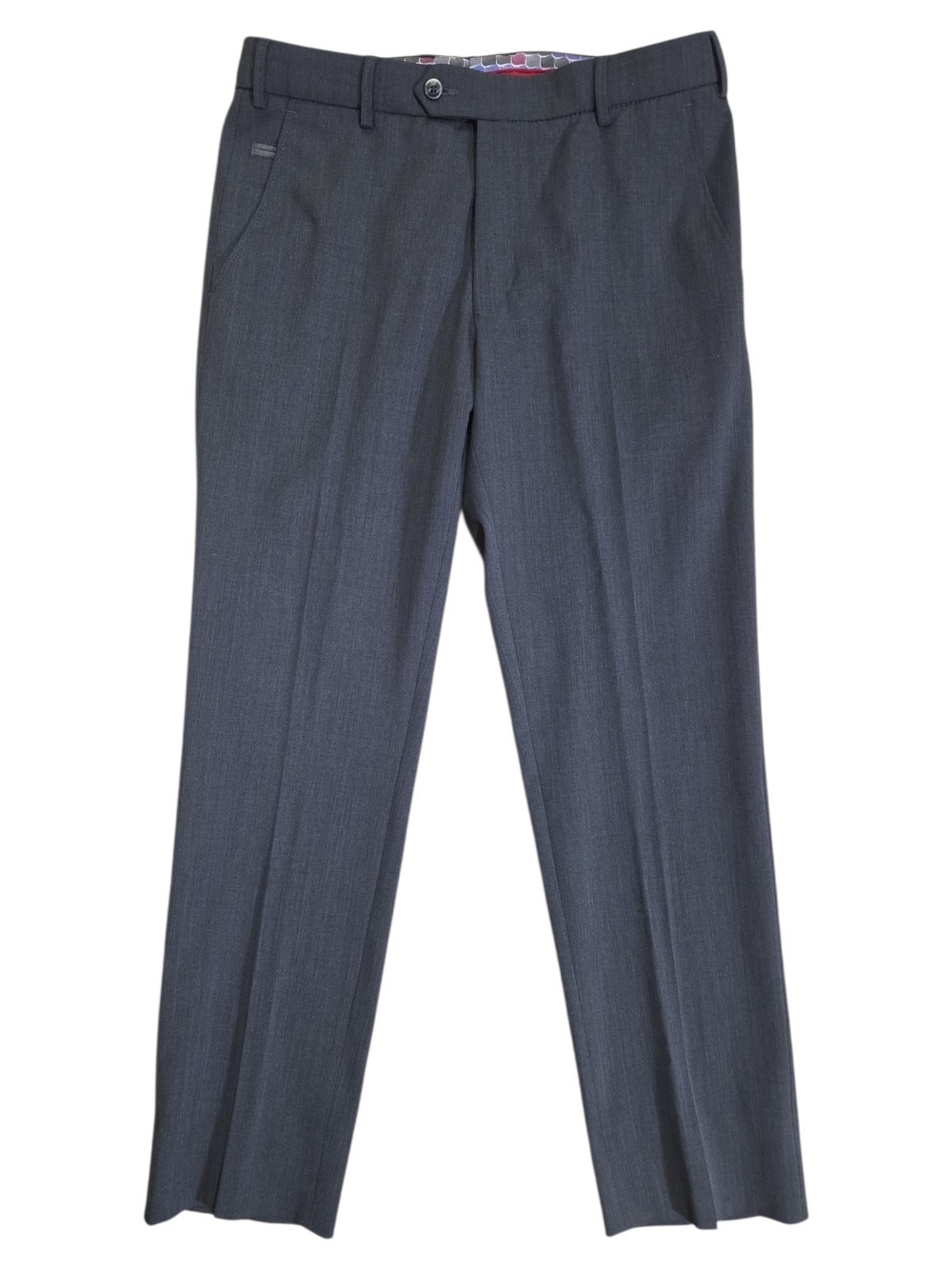 Men's Meyer BONN Dress Pants in Charcoal Gray US 34/32